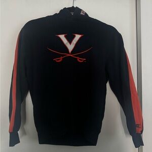 Colosseum UVA Cavaliers Youth Small Navy Blue Logo Top w/ Orange Shoulder Stripe